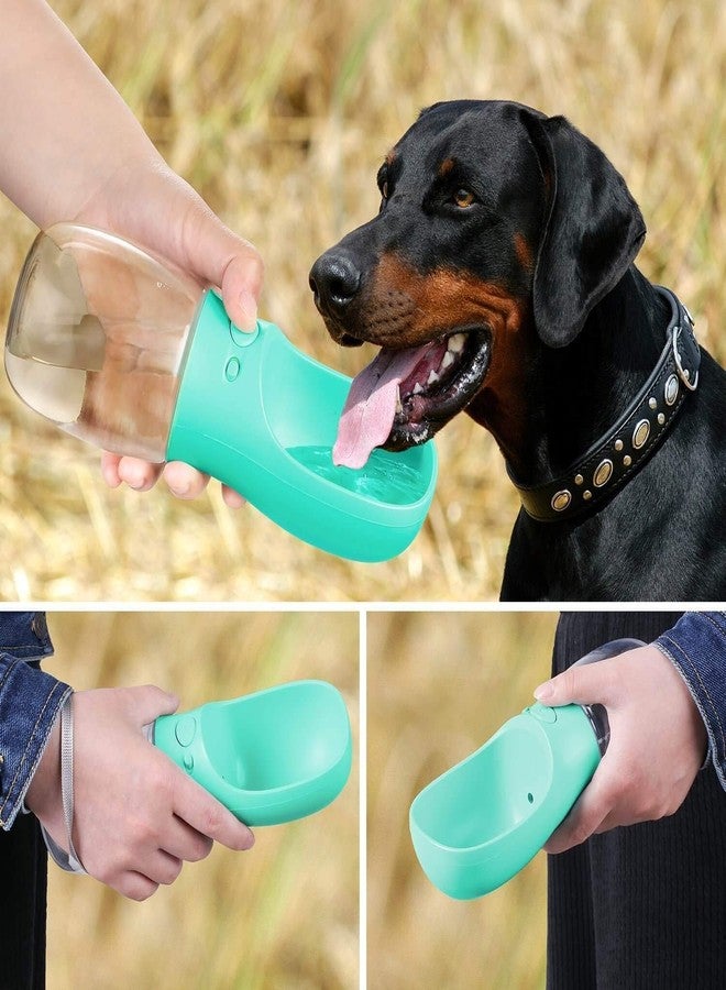 EPISKEY® Dog Water Bottle, 12oz Leak Proof Portable Puppy Water Dispenser with Drinking Feeder for Pets Outdoor Walking, Hiking, Travel, BPA Free Food Grade Plastic (12oz, Blue) - Image 5